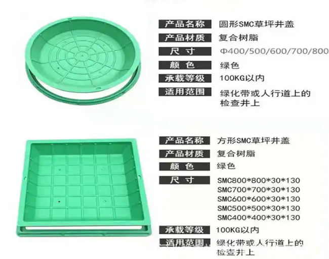 果洛树脂复合种植井盖展示